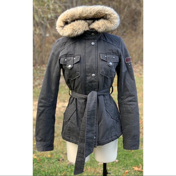Buffalo David Bitton Jackets & Blazers - Buffalo by David Bitton removable fur hood- XS
